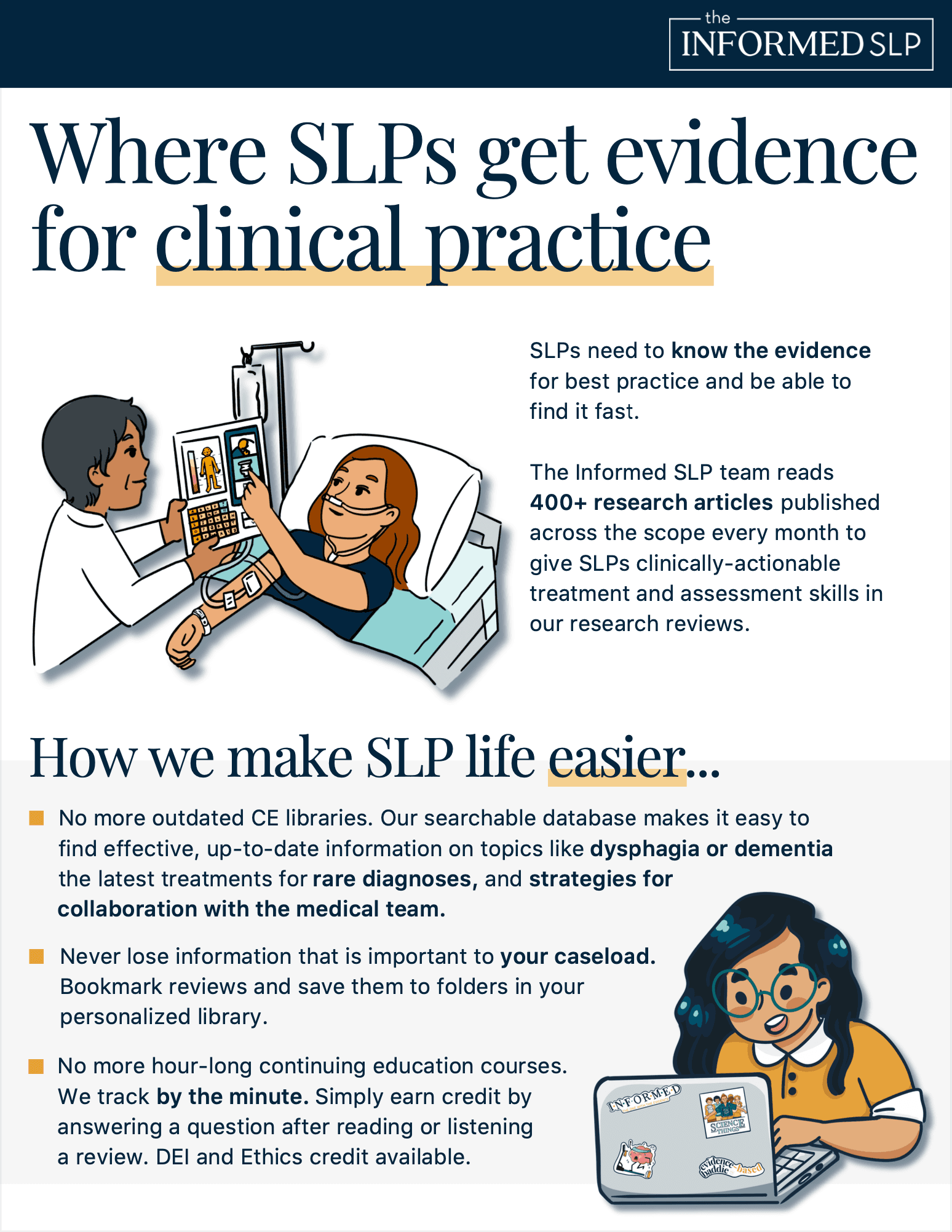 How The Informed SLP works for Healthcare – case study preview