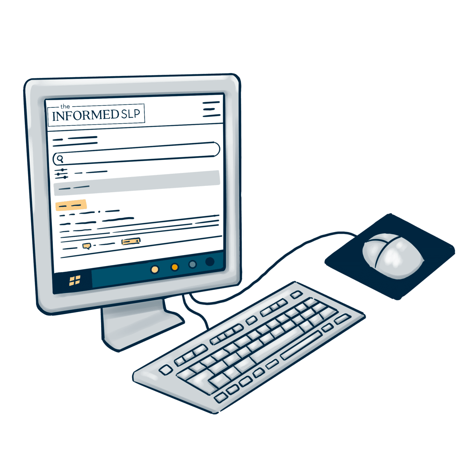 Organized library of SLP learning resources